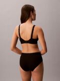 Black Lightly Lined Bralette - Graphic Monogram Microfibre Stretch  Women