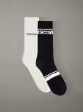 Black 2 Pack Crew Socks  Men