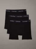 Μαύρο Σετ 3 Μπόξερ - Cotton Stretch  Άνδρας