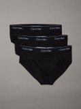 Μαύρο Σετ 3 Σλιπ - Modern Cotton  Άνδρας