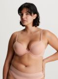 Grey Plunge Push-Up Bra - Perfectly Fit  Women