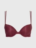 Red Push Up Bra - Sheer Marquisette  Women