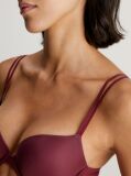 Red Push Up Bra - Sheer Marquisette  Women