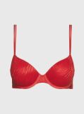 Red Demi T-shirt Bra - Sheer Marquisette  Women