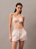 White Lace Balconette Bra  Women