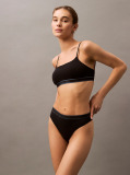 Black Thong - Tonal Logo  Women