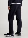 Black Double Waistband Jacquard Joggers  Men