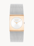 Silver Stainless Steel Square Bracelet Watch - Timeless  Women