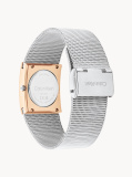 Silver Stainless Steel Square Bracelet Watch - Timeless  Women