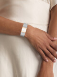 Silver Stainless Steel Square Bracelet Watch - Timeless  Women