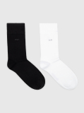 White CK Men Sock 2P  Men