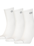 White CK Men Short Sock 3P  Men
