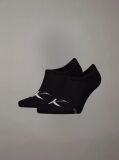 Black 2 Pack Invisible Socks   Men