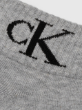 Grey 2 Pack Monogram Quarter Socks  Women