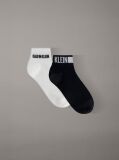 Black 4 Pack Quarter Socks  Men