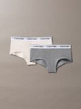 Multi 2 Pack Girls Hipster Panties - Icon Cotton Stretch  Girls