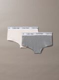 Multi 2 Pack Girls Hipster Panties - Icon Cotton Stretch  Girls