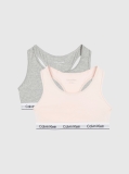 Multi 2 Pack Girls Bralettes - Icon Cotton Stretch  Girls