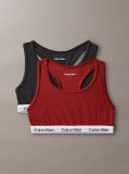 Multi 2 Pack Girls Bralettes - Icon Cotton Stretch  Girls