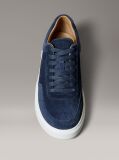 Μπλε Δερμάτινα Sneakers  Άνδρας