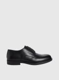 Black Leather Derby Shoes  Men