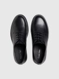 Black Leather Derby Shoes  Men