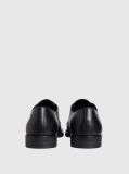 Black Leather Derby Shoes  Men