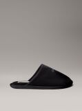 Black Signature Logo Hotel Slippers  Men