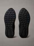 Μαύρο Δερμάτινα Δετά Sneakers  Άνδρας