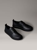 Black Leather Hybrid Derby Shoes  Men