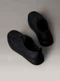 Black Leather Hybrid Derby Shoes  Men