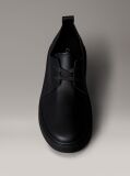 Black Leather Hybrid Derby Shoes  Men