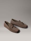 Brown Suede Moccasin Driving Shoes  Men