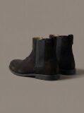 Black Suede Chelsea Boots  Men