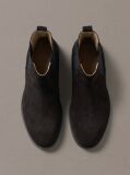 Black Suede Chelsea Boots  Men