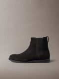 Black Suede Chelsea Boots  Men