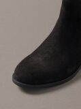 Black Suede Chelsea Boots  Men