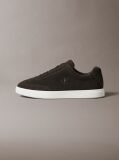 Brown Suede Signature Logo Trainers  Men