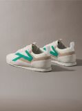 White CK KAY - Suede Runner Trainers  Men