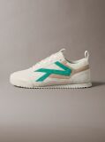White CK KAY - Suede Runner Trainers  Men