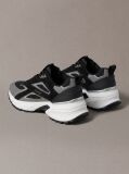 Black Knit Mesh Runner Trainers  Men