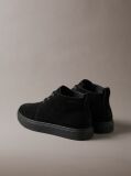 Black Suede Hybrid Cupsole Lace-Up Shoes  Men