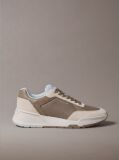 Brown Suede Chunky Dad Sneakers  Men