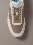 Brown Suede Chunky Dad Sneakers  Men