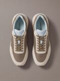 Brown Suede Chunky Dad Sneakers  Men