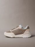 Brown Suede Chunky Dad Sneakers  Men