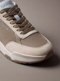 Brown Suede Chunky Dad Sneakers  Men