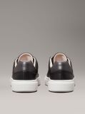 Black Leather Trainers  Women