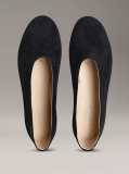 Black Suede Ballerinas  Women