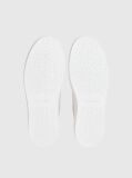 Beige Vulcanised Leather Trainers  Women